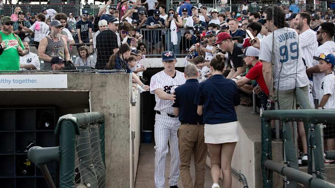  Rehab assignments give fans unique autograph opportunities, such as during Yankees ace Gerrit Cole's brief 2024 stint with the Somerset Patriots. | John Jones-Imagn Images 