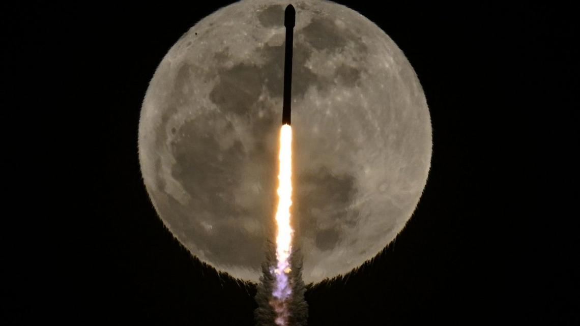 April's first full moon, the 'pink moon' to be visible 