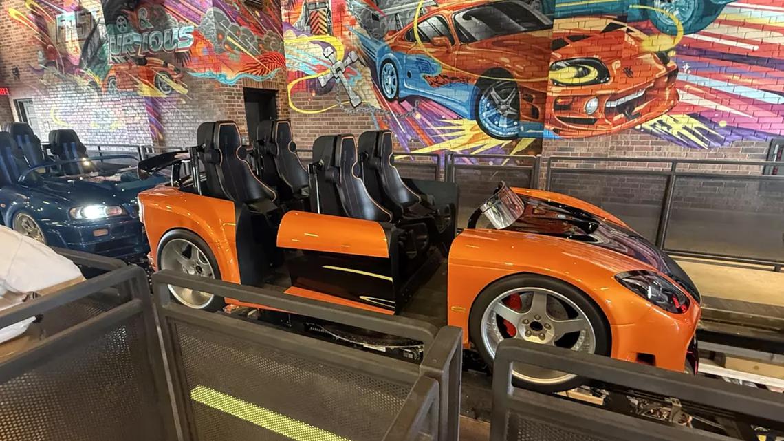 New details: Universal Studios' 'Fast & Furious' coaster is almost ready to ride 