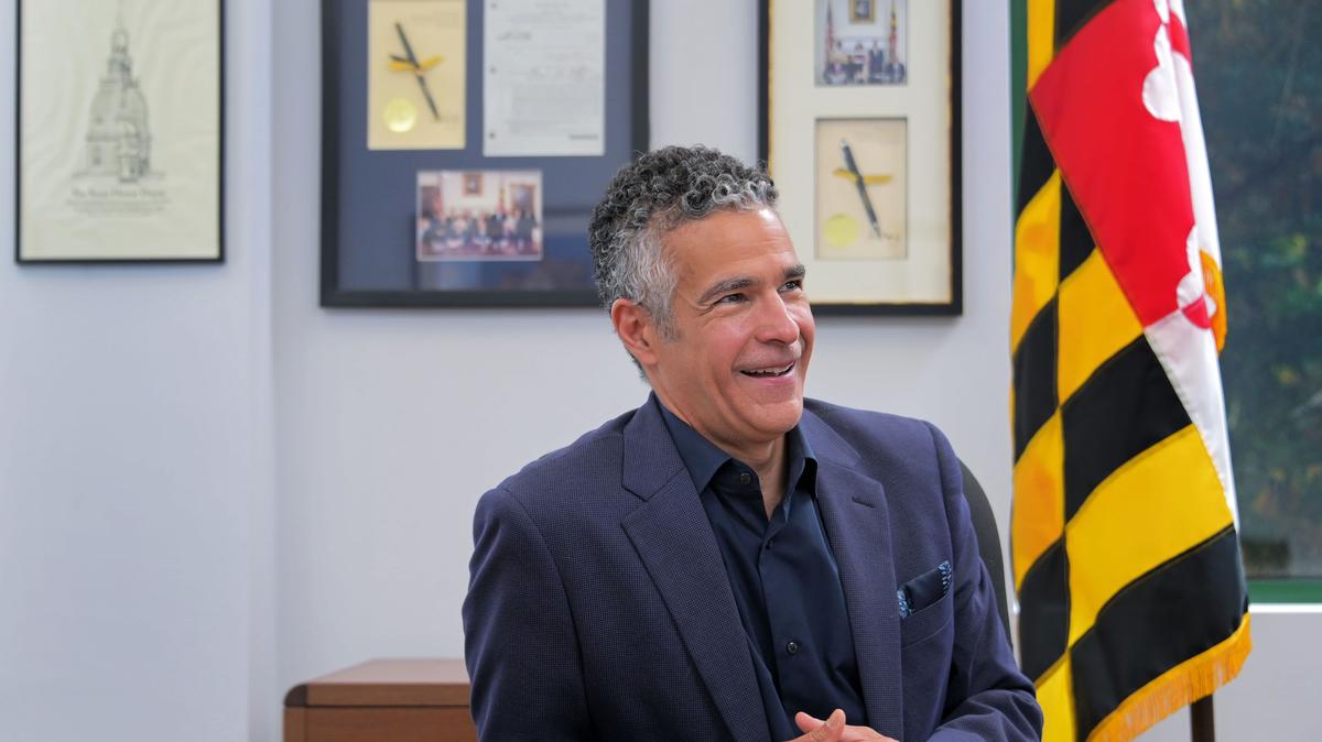 Jared DeMarinis, Maryland's new elections administrator, speaks in his office at the Maryland State Board of Elections in Annapolis, Md. (Karl Merton Ferron/The Baltimore Sun/TNS)