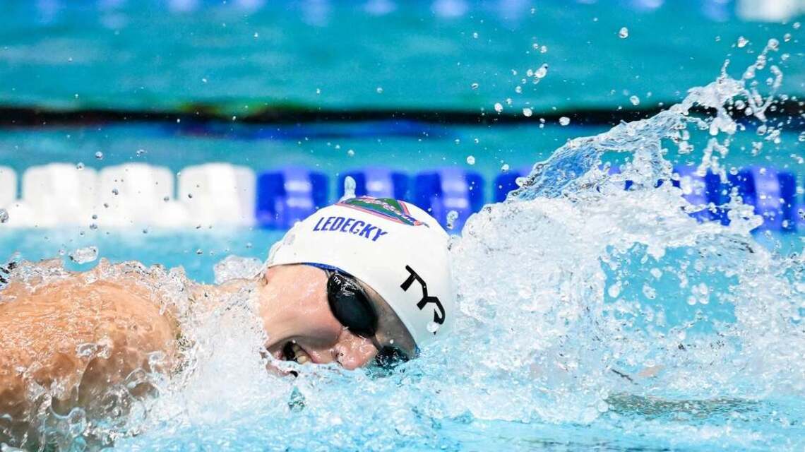 Australian hands Katie Ledecky her first-ever international 800m loss