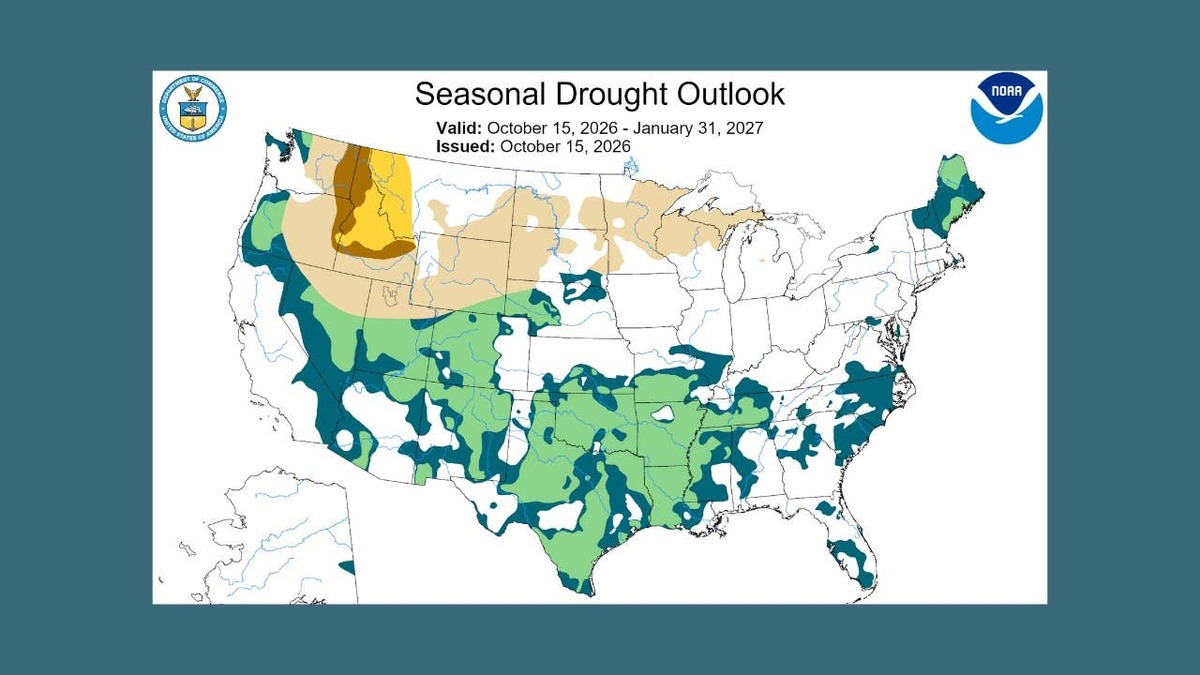 New Map Forecasts How El Niño Will Affect Drought Conditions In Winter 26/27 From Coast to Coast