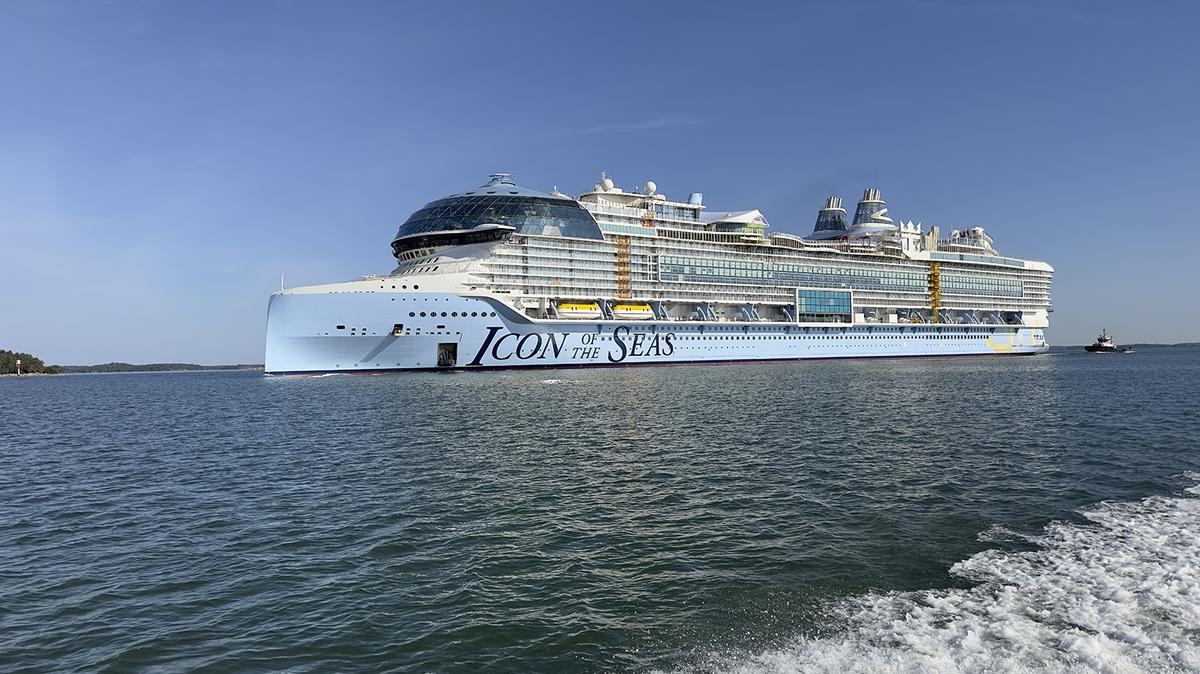 El barco Icon of the Seas alberga el parque acuático más grande de un crucero.