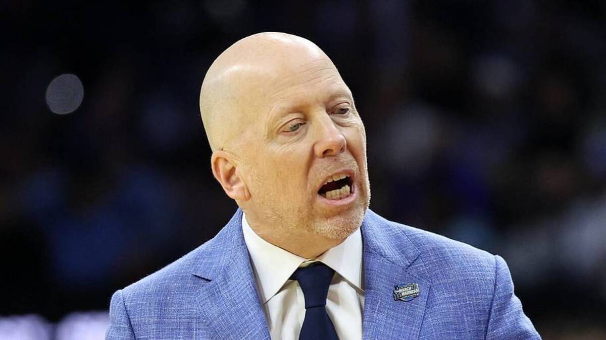  Mar 20, 2026; Philadelphia, PA, USA; UCLA Bruins head coach Mick Cronin reacts in the second half during a first round game of the men's 2026 NCAA Tournament at Xfinity Mobile Arena. Mandatory Credit: Bill Streicher-Imagn Images | Bill Streicher-Imagn Images 