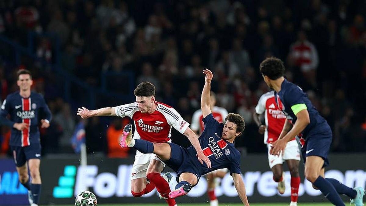  PSG beat Arsenal in last season's semifinals. | Lars Baron/UEFA/Getty Images 