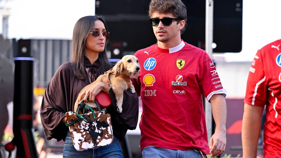 Charles Leclerc Told His Paddock Life With Wife Alexandra and Dog Leo Is 'Too Much' 