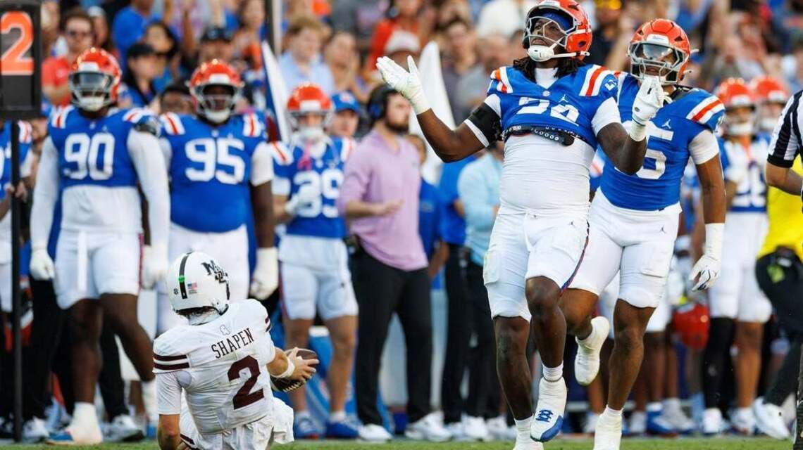 Late interception rescues Gators, and perhaps Napier’s job - for now