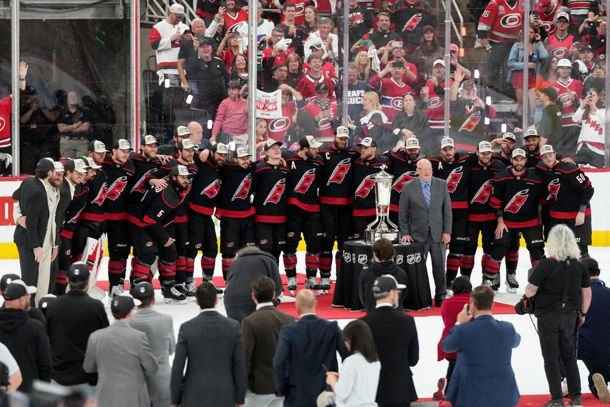  'It's Nice To Get Over The Hump And Play For The Stanley Cup': Staal, Martinook, Aho, Hall, Stankoven, Blake, RBA On Advancing To Stanley Cup Final 