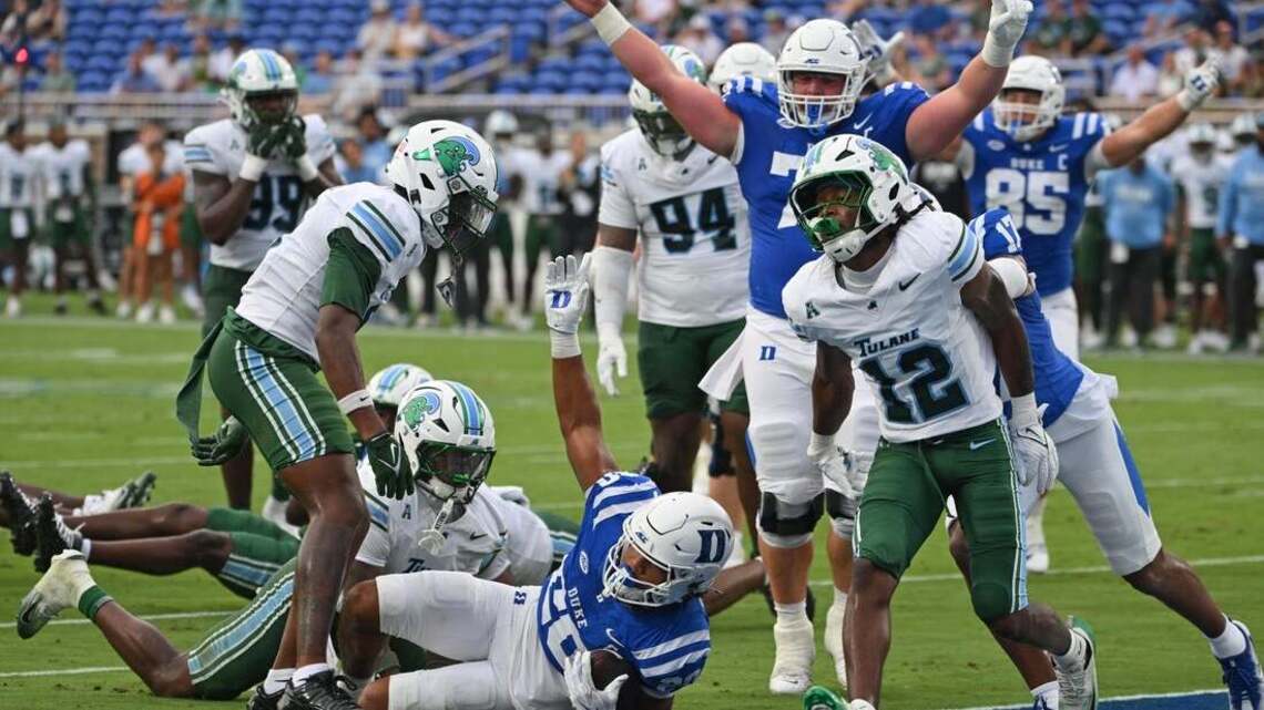Nate Sheppard rushes for 227 yards, 2 TDs as Duke tops Tulane 