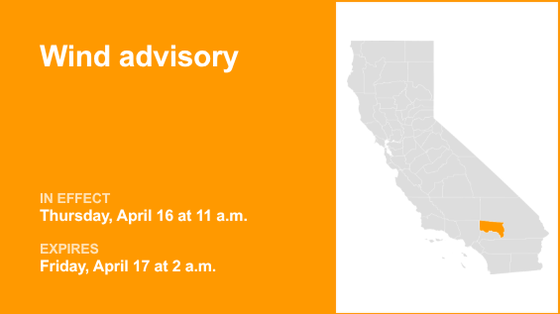 UPDATE: Wind advisory in place for Apple and Lucerne Valleys until 2 a.m. Friday 