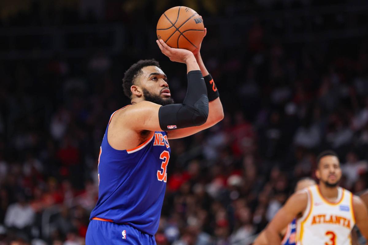  New York Knicks center Karl-Anthony Towns Brett Davis-Imagn Images