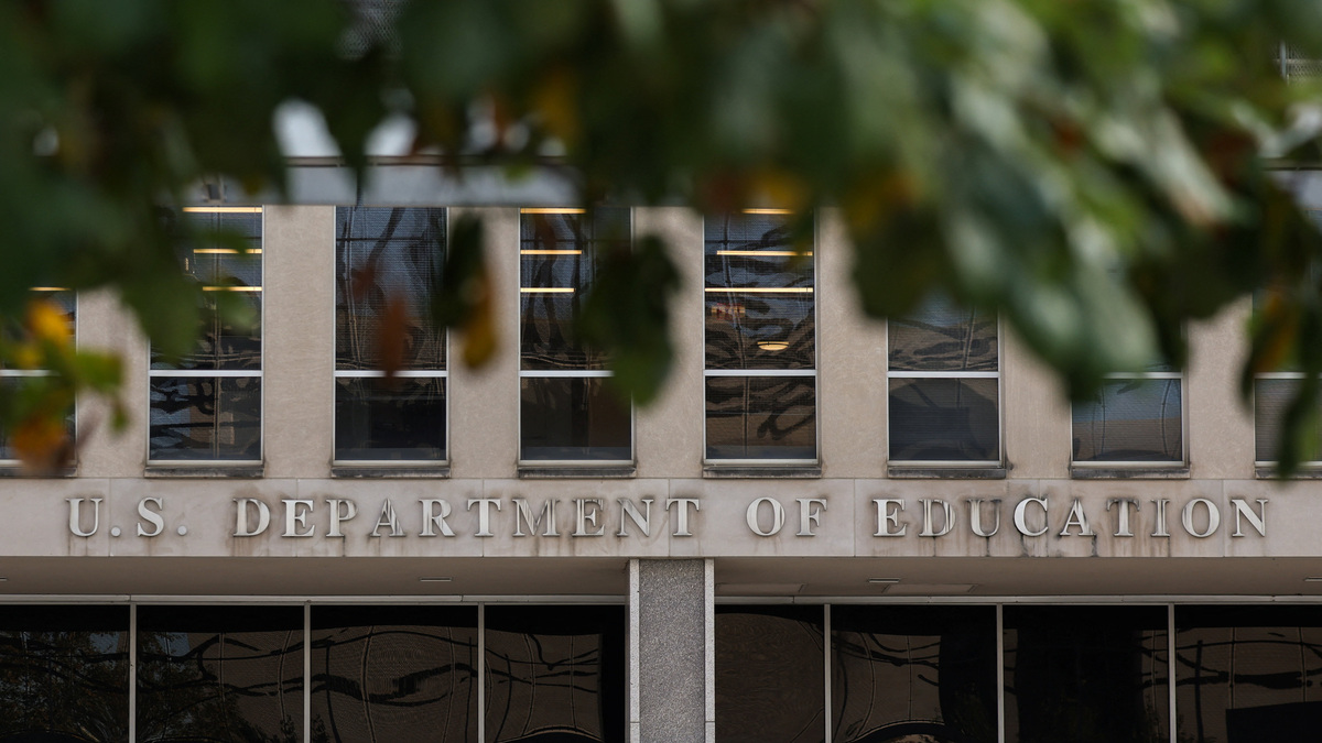 The U.S. Department of Education building, in Washington, D.C., U.S., October 21, 2025. REUTERS/Kylie Cooper