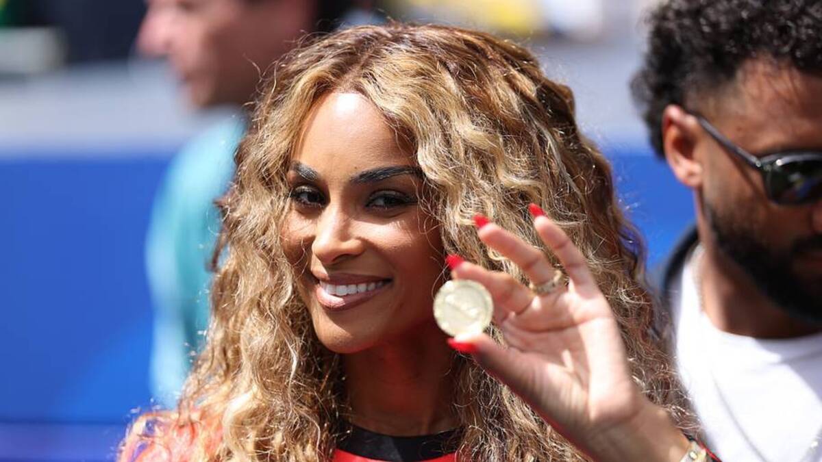  Ciara played a role in the buildup. | Jamie Squire/Getty Images 
