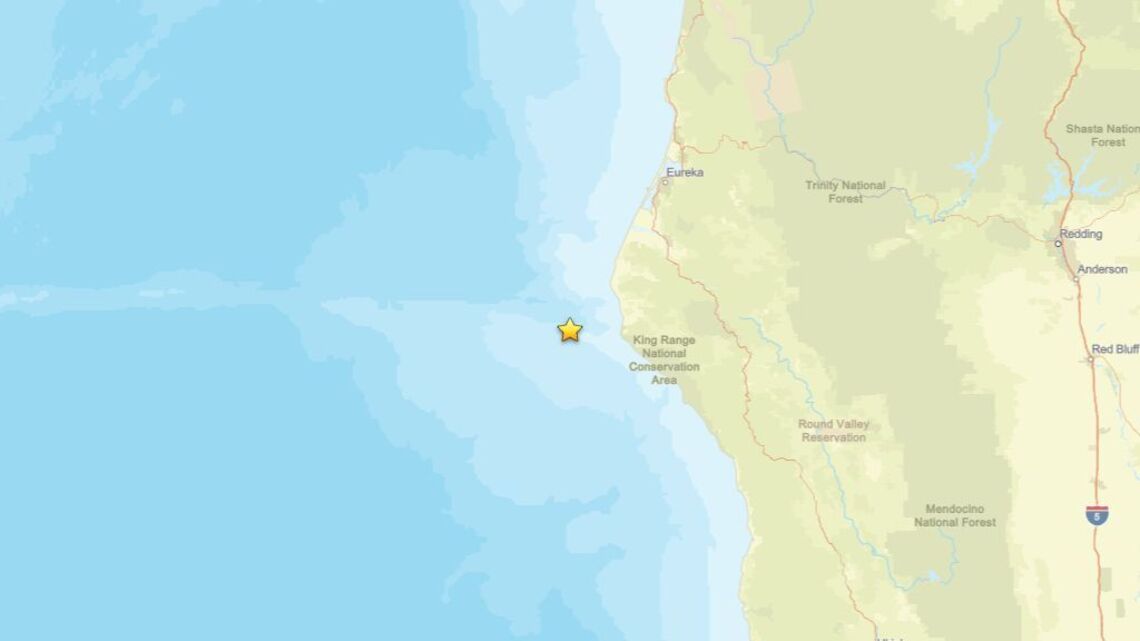 Oct. 12: Earthquake of 2.7 magnitude recorded near Petrolia, CA 