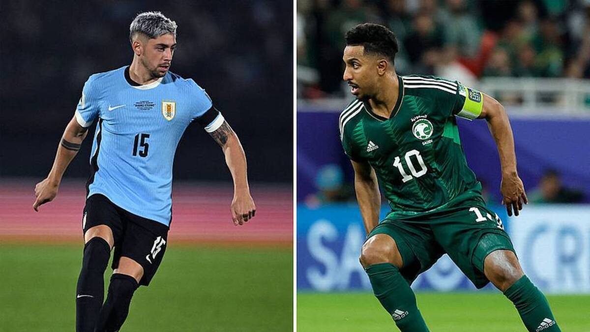  Uruguay and Saudi Arabia meet for the second time at the World Cup. | Eitan ABRAMOVICH/AFP/Getty Images 