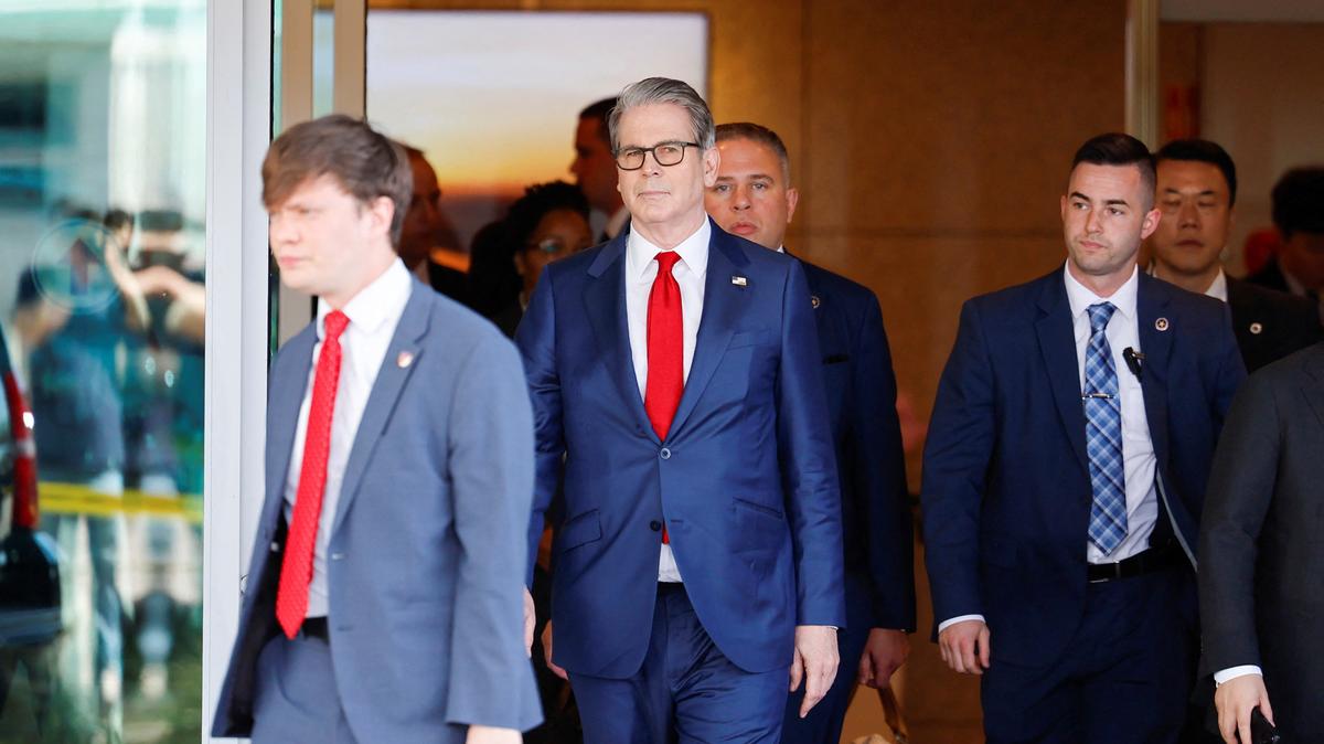 U.S. Treasury Secretary Scott Bessent arrives at Incheon International Airport ahead of a scheduled meeting with South Korean President Lee Jae Myung and trade talks with Chinese Vice Premier He Lifeng before a summit between U.S. President Donald Trump and Chinese President Xi Jinping in Beijing, in Incheon, South Korea, May 13, 2026. REUTERS/Kim Soo-hyeon