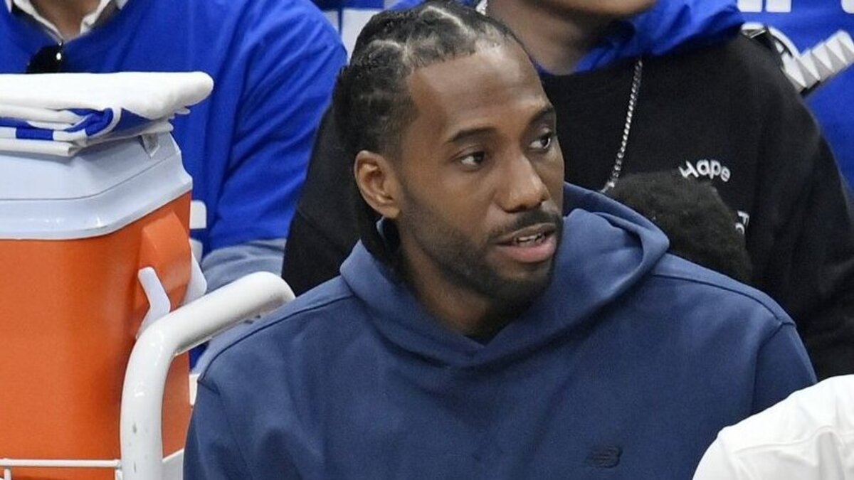 Los Angeles Clippers star Kawhi Leonard sits on the bench during a game at Crypto.com Arena in Los Angeles on April 22, 2024. The NBA legend turns 35 on June 29. File Photo by Jim Ruymen/UPI