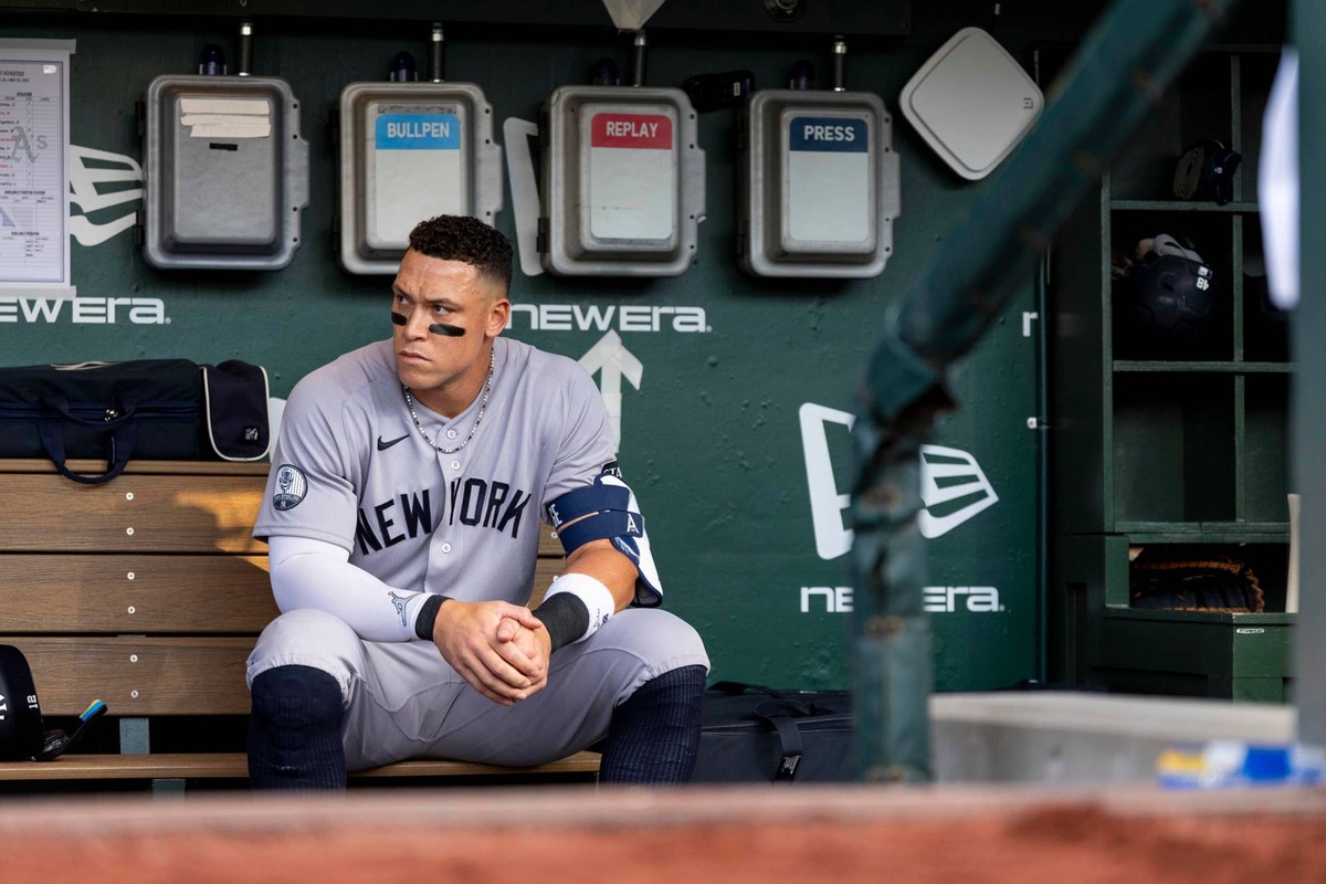  New York Yankees right fielder Aaron Judge (99) © Cary Edmondson-Imagn Images