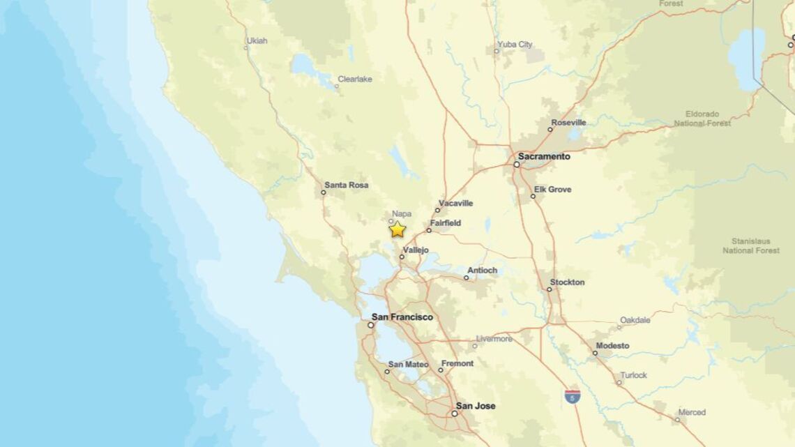 Update: Oct. 6 - 2.4 magnitude earthquake recorded near Napa, CA 