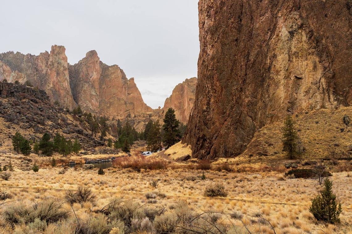  Smith Rock State Park, which is known as a rattlesnake hotspot in Oregon. 