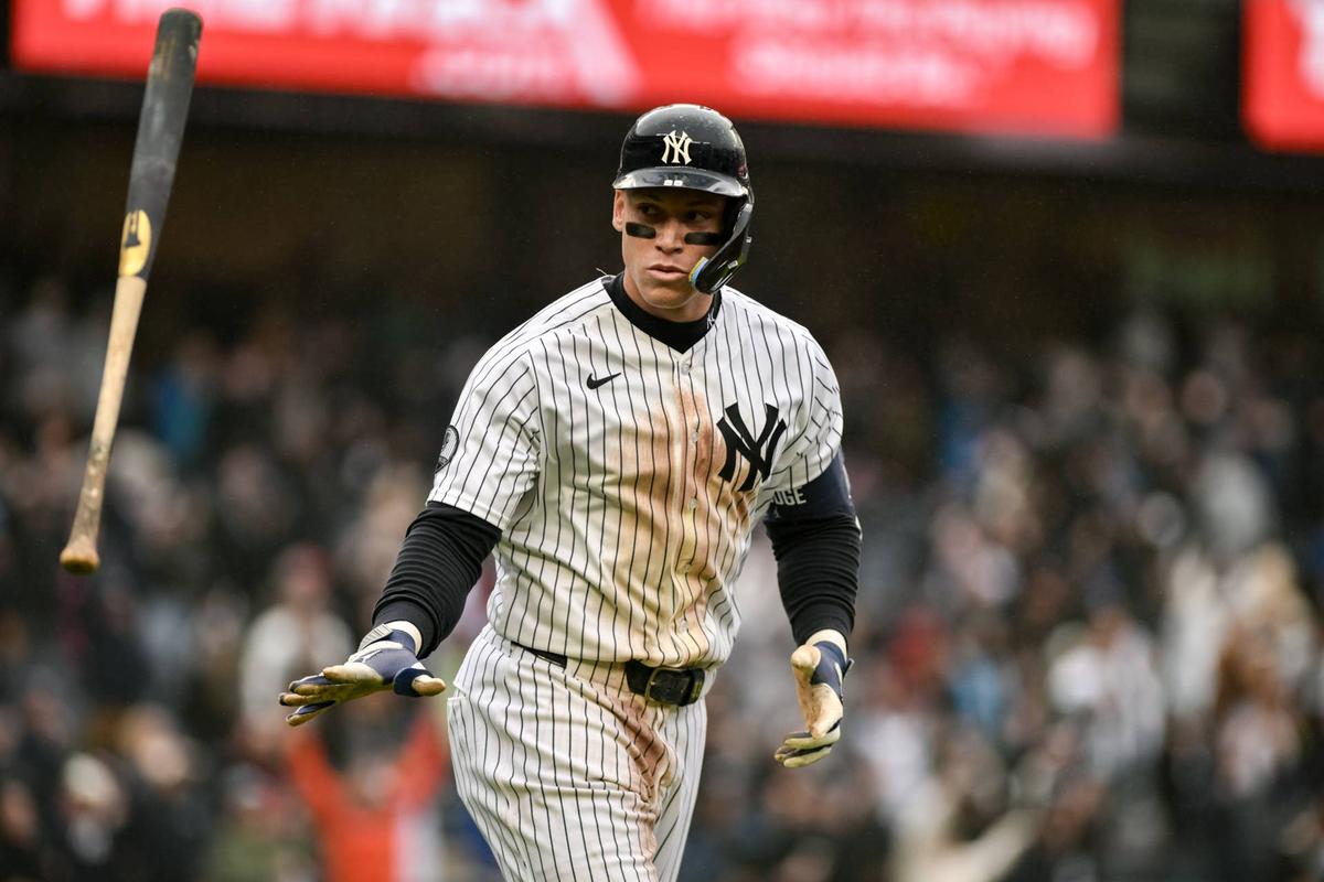  New York Yankees right fielder Aaron Judge (99) © John Jones-Imagn Images
