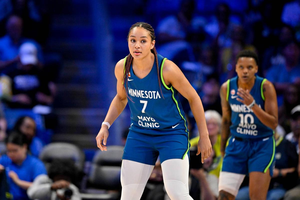  Minnesota Lynx forward Anastasiia Olairi Kosu (7) Jerome Miron-Imagn Images