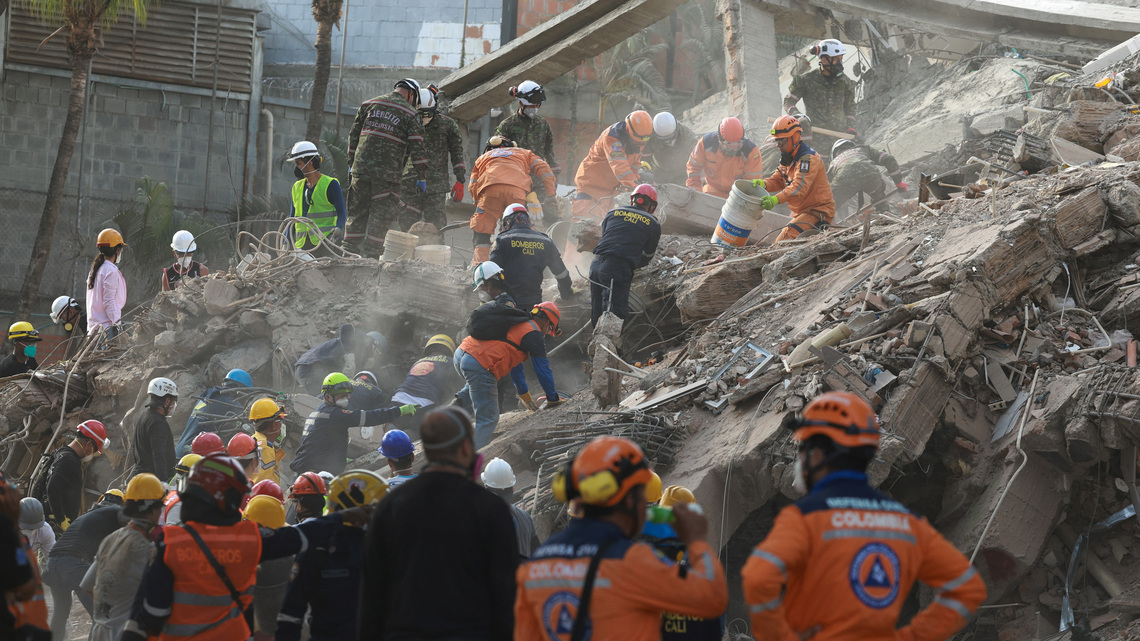 Un cuento de dos edificios: cómo difirieron los esfuerzos de rescate tras el terremoto en Colombia y Venezuela 