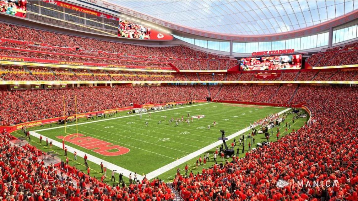 Chiefs unveil renderings of new $3B stadium schedule to open in '31 