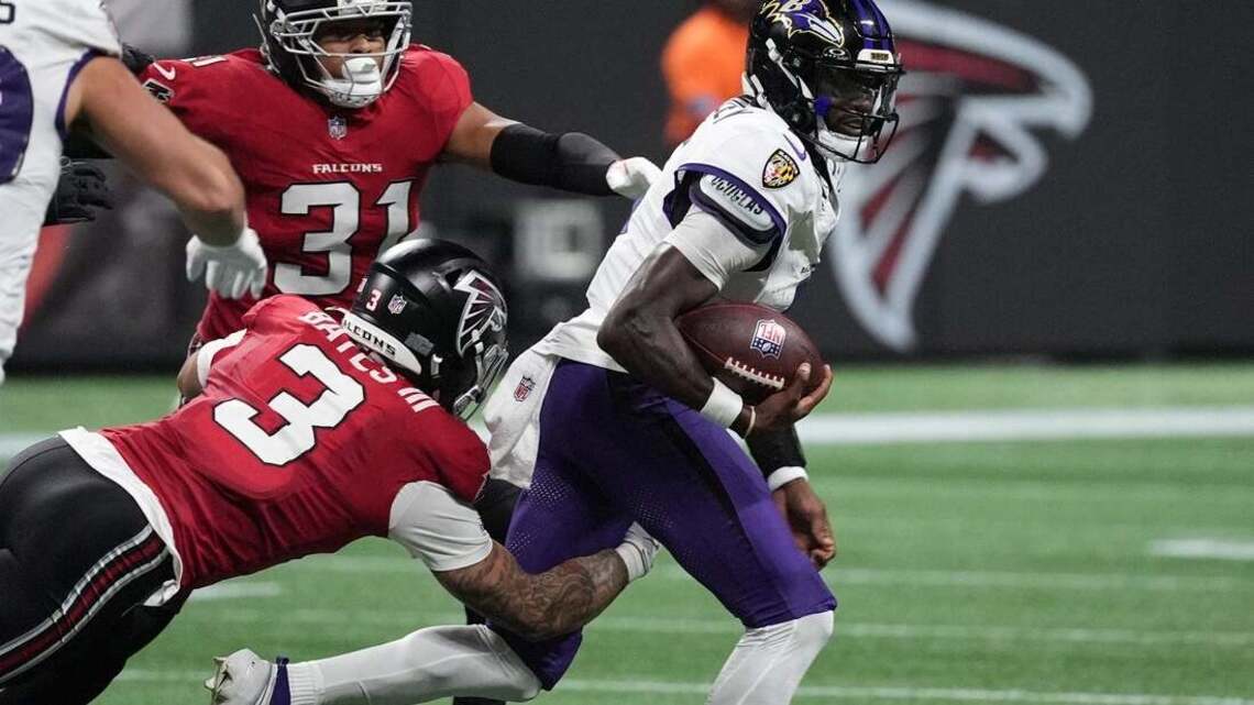 Tyler Huntley, Ravens rally to beat Falcons in OT