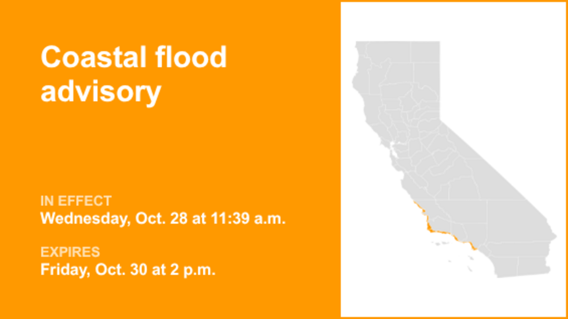 UPDATE: Coastal flood advisory issued for Southern California until Friday afternoon 