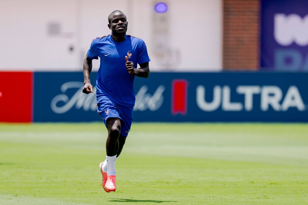  NGolo Kante of France during the Training France at the FC Dallas stadium on July 13, 2026 in Dallas United States (Photo by Pablo Garcia/Soccrates/Getty Images) Photo by Pablo Garcia/Soccrates/Getty Images