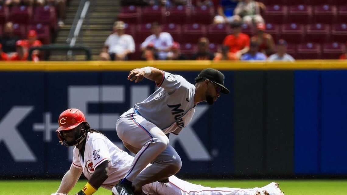 Late-game heroics push Marlins past Reds