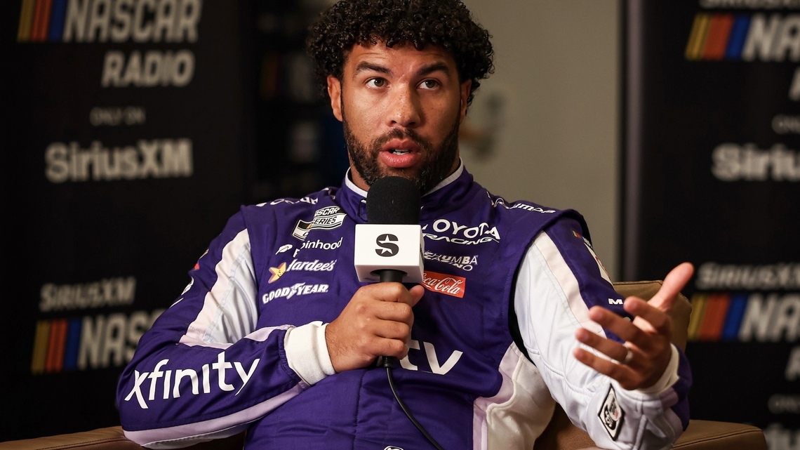 Bubba Wallace Leaves Track in Ambulance After Crash in Bank of America 400 