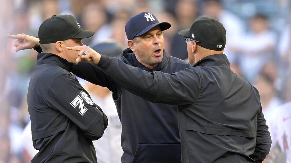  If there's one thing that Aaron Boone will always do, it's go to bat for his players. | Jayne Kamin-Oncea-Imagn Images 