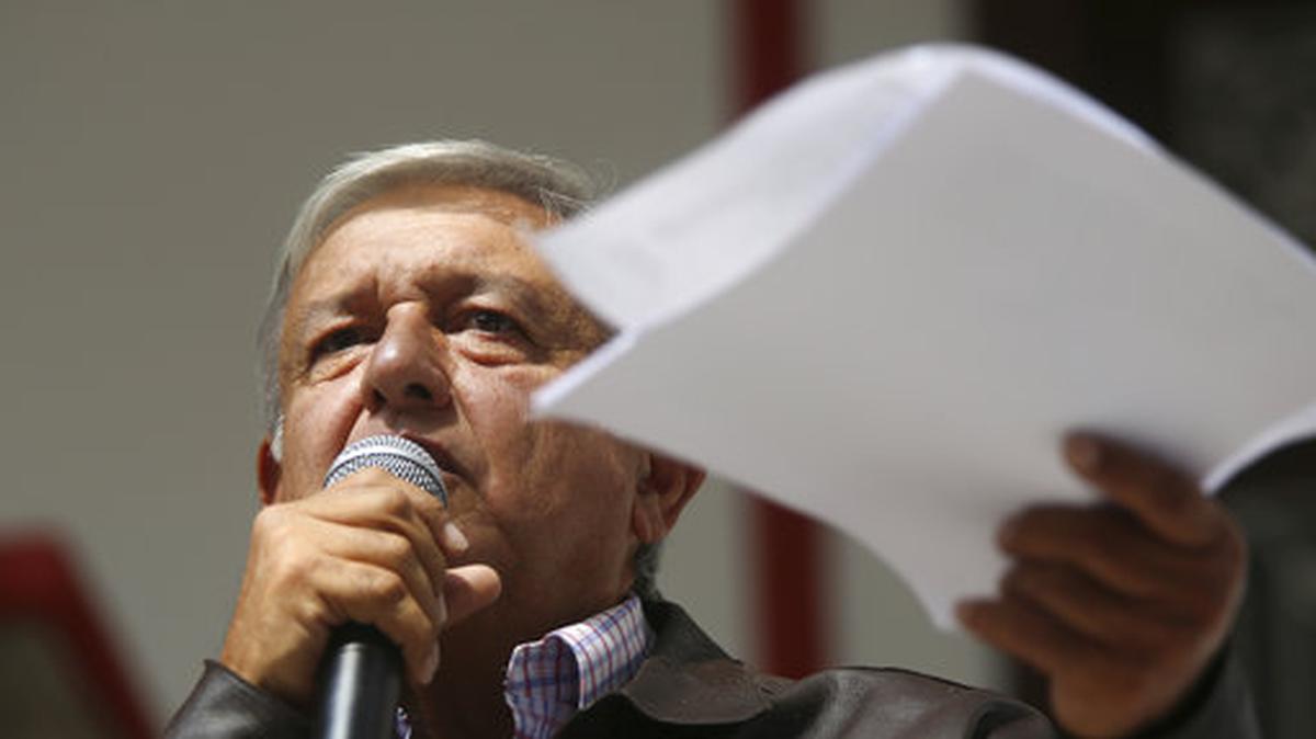The next president of Mexico, Andrés Manuel López Obrador.