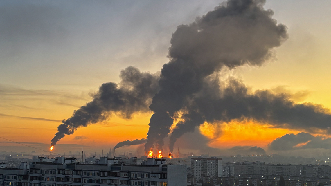 Three dead in Moscow region, drones hit oil refinery in Russian capital 