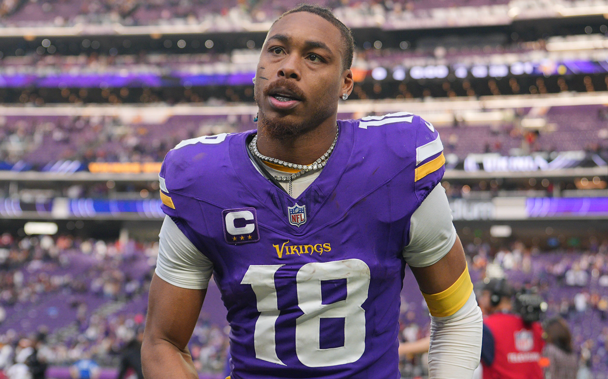  Minnesota Vikings wide receiver Justin Jefferson Brad Rempel-Imagn Images