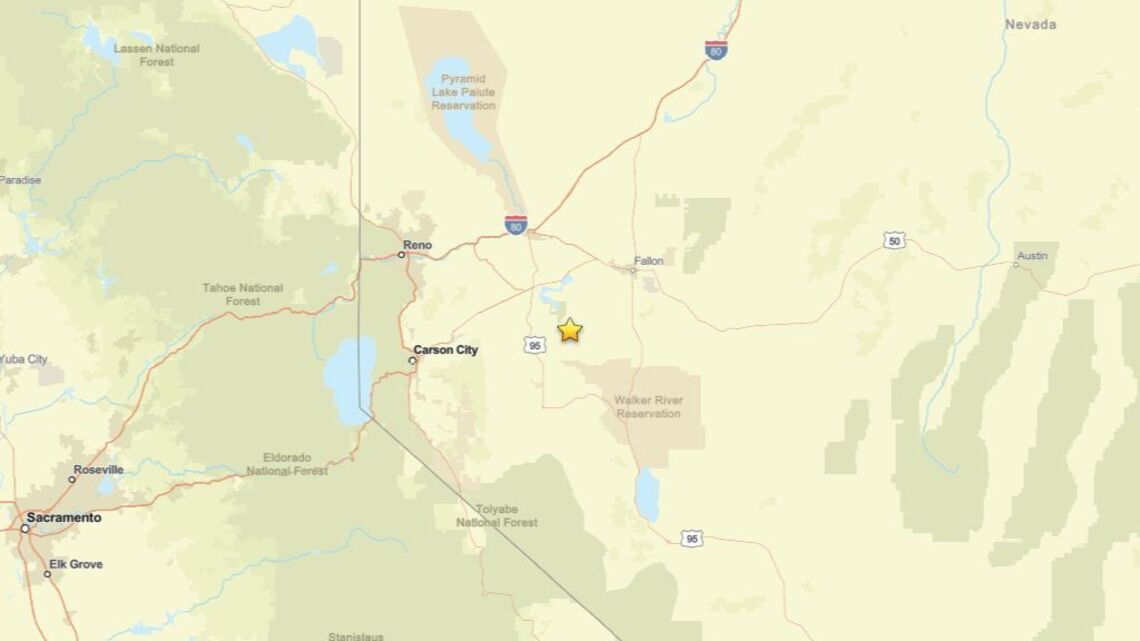 Sept. 17: Earthquake of 2.0 magnitude reported close to Silver Springs, NV 