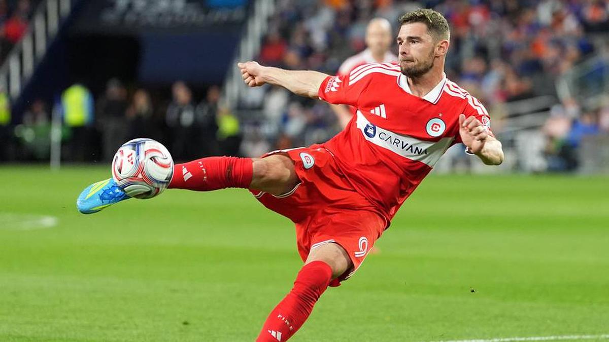  Hugo Cuypers has scored in each of his last 10 MLS games with the Chicago Fire. | Kareem Elgazzar-Imagn Images 