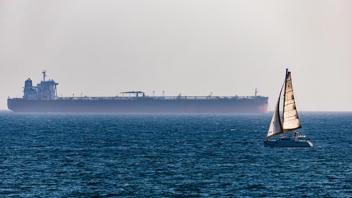 Ships at LA's ports face a fuel shock that's shaking the economy