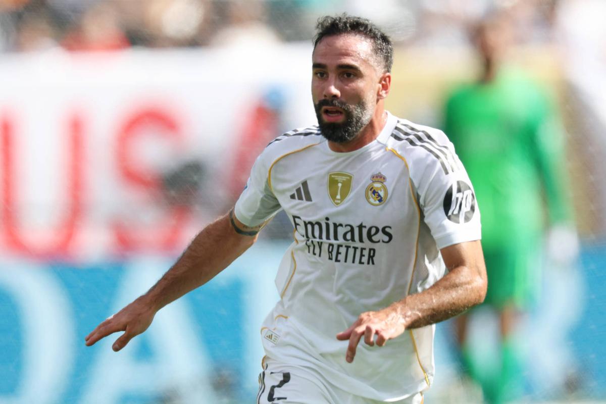  Real Madrid CF defender Dani Carvajal during a semifinal match of the 2025 FIFA Club World Cup Vincent Carchietta-Imagn Images