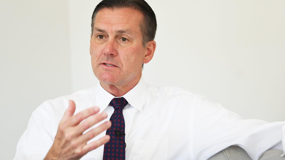 Ralph Rebandt, a pastor from Elmira, is mounting his second bid to be governor of Michigan. (Clarence Tabb Jr./The Detroit News/TNS)