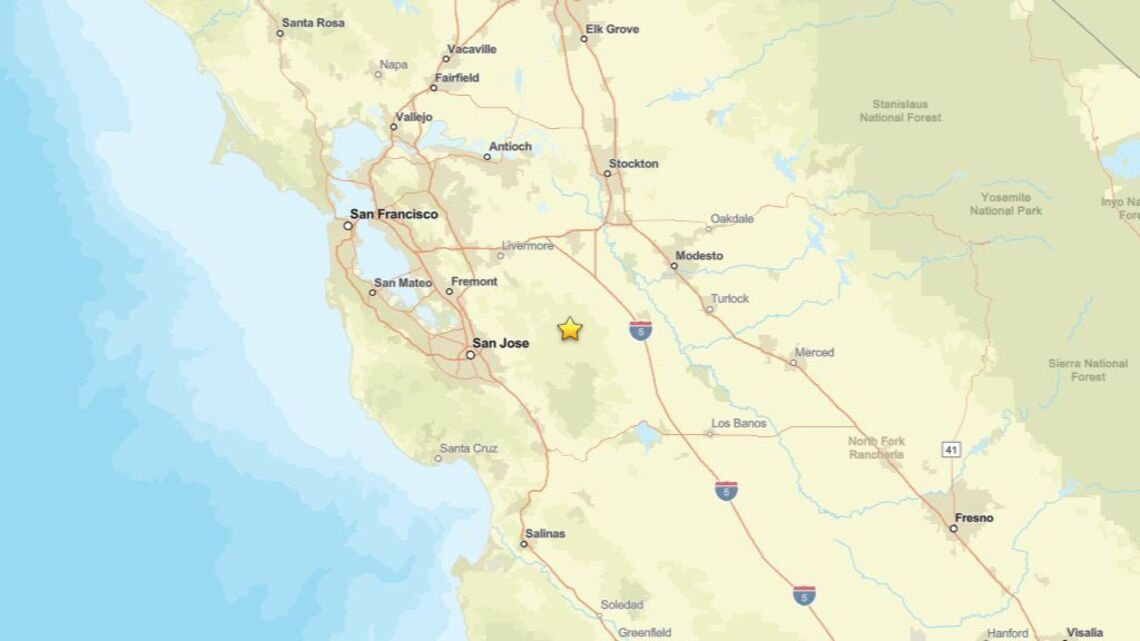 2.1 magnitude earthquake registered near Westley, CA on Sept. 29