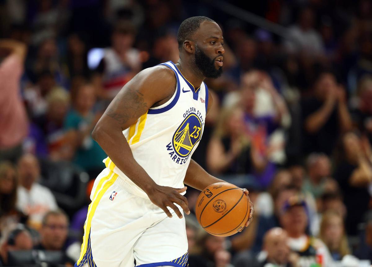  Golden State Warriors forward Draymond Green against the Phoenix Suns Mark J. Rebilas-Imagn Images