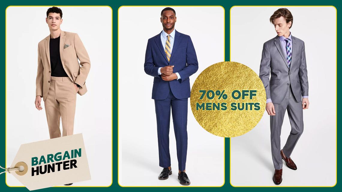 Just in Time for Spring Festivities, Save Up to 70% on These Men's Suits at Macy's 