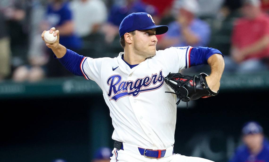  Jack Leiter's underlying Stuff+ metrics suggest breakout potential despite inconsistent early-season fantasy production results. Kevin Jairaj-Imagn Images