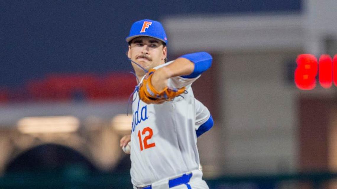  Florida's Liam Peterson will now pitch on Saturday for the Gators. | Cyndi Chambers/Gainesville Sun / USA TODAY NETWORK via Imagn Images 