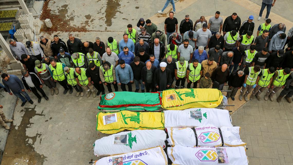 Lebanese bury victims of deadliest Israeli strike since ceasefire 