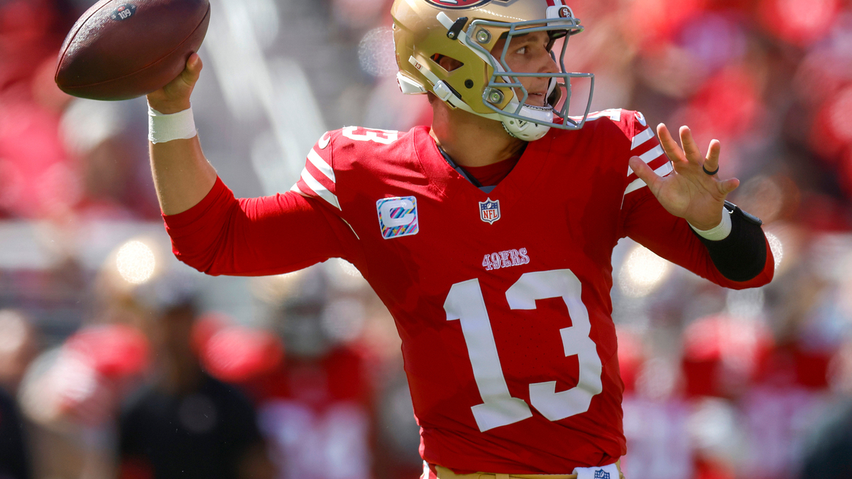 San Francisco 49ers quarterback Brock Purdy has been dealing with a shoulder injury but will start Sunday night against the Buffalo Bills.