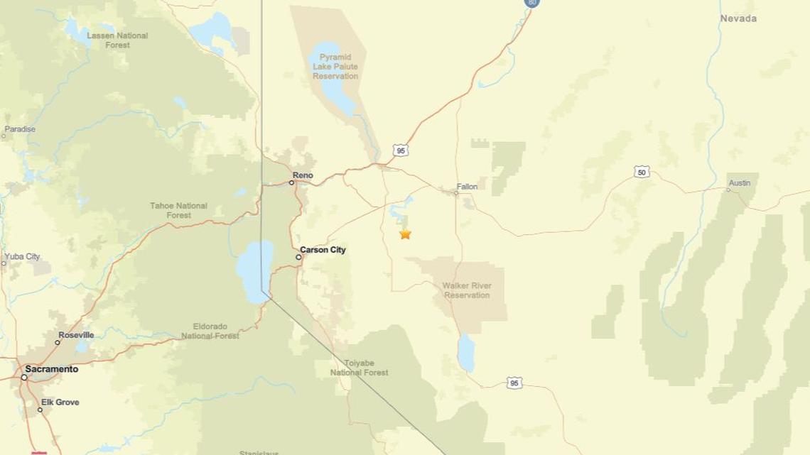 Update: Earthquake of 3.5 magnitude reported close to Silver Springs, NV on May 2 
